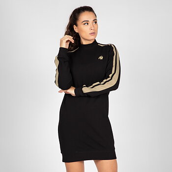 Isabella Sweatshirt Dress, black