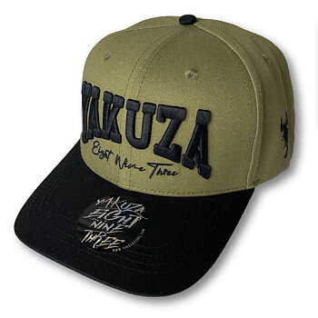 College Script Snapback, olive