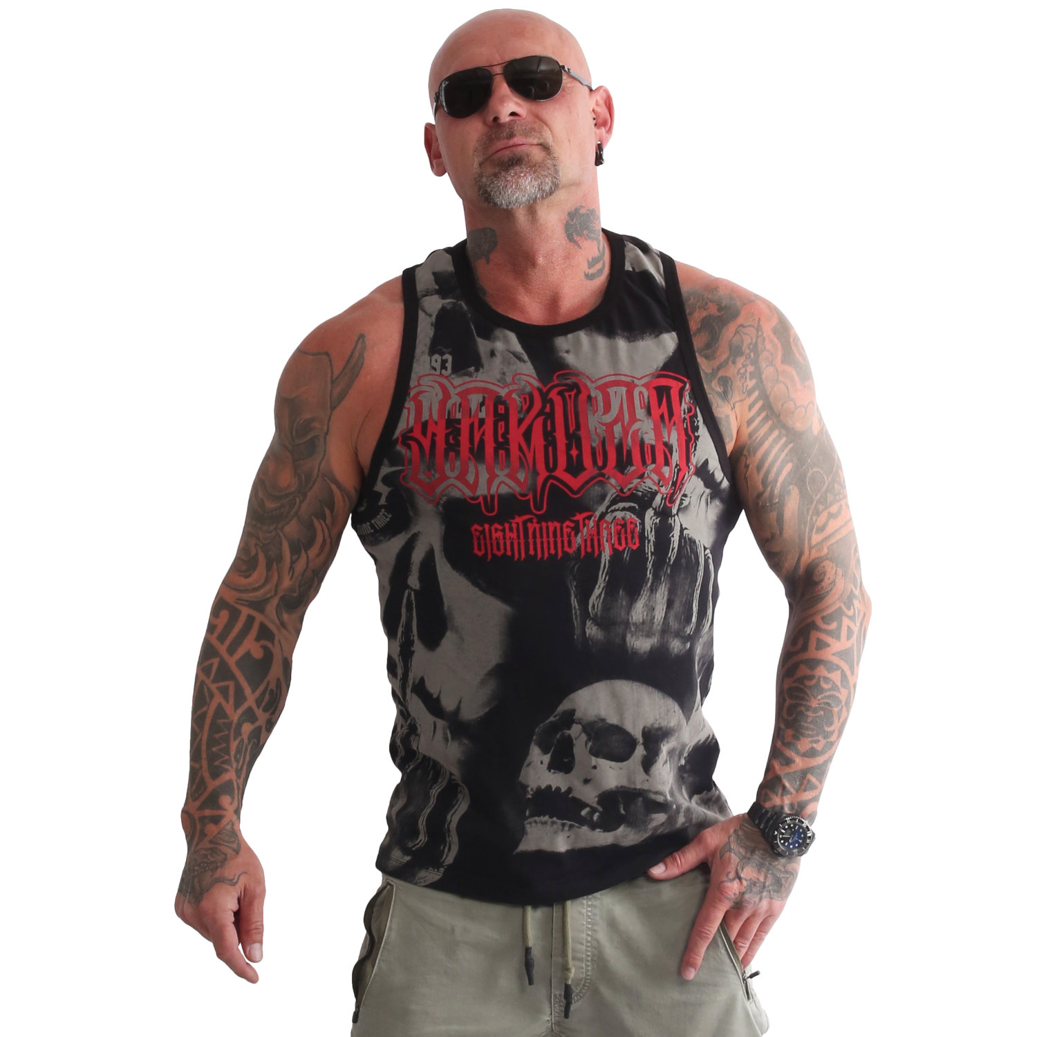 Destroyer Allover Tanktop, black