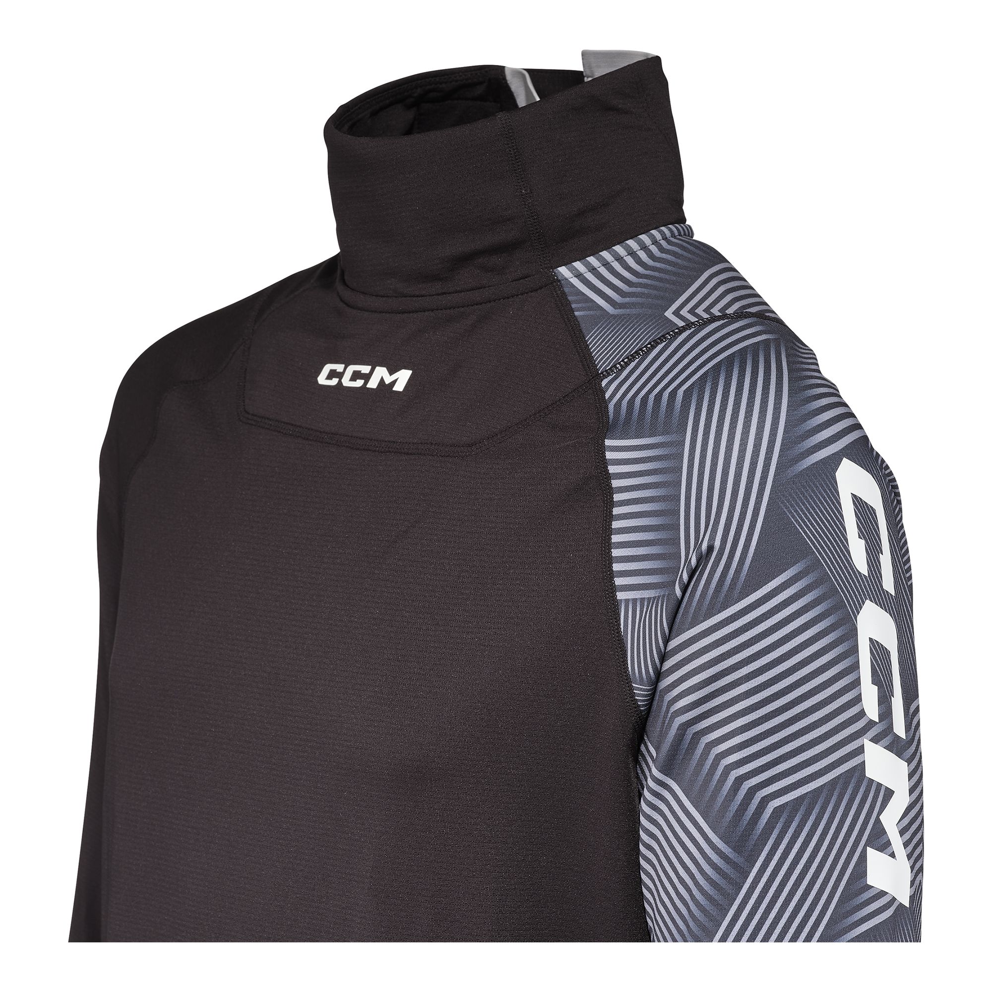 CCM Base Layer Neck Guard LS halskyddströja - 3