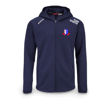 CCM Hoodie Zip Locker Room Jr (Ockelbo HC)