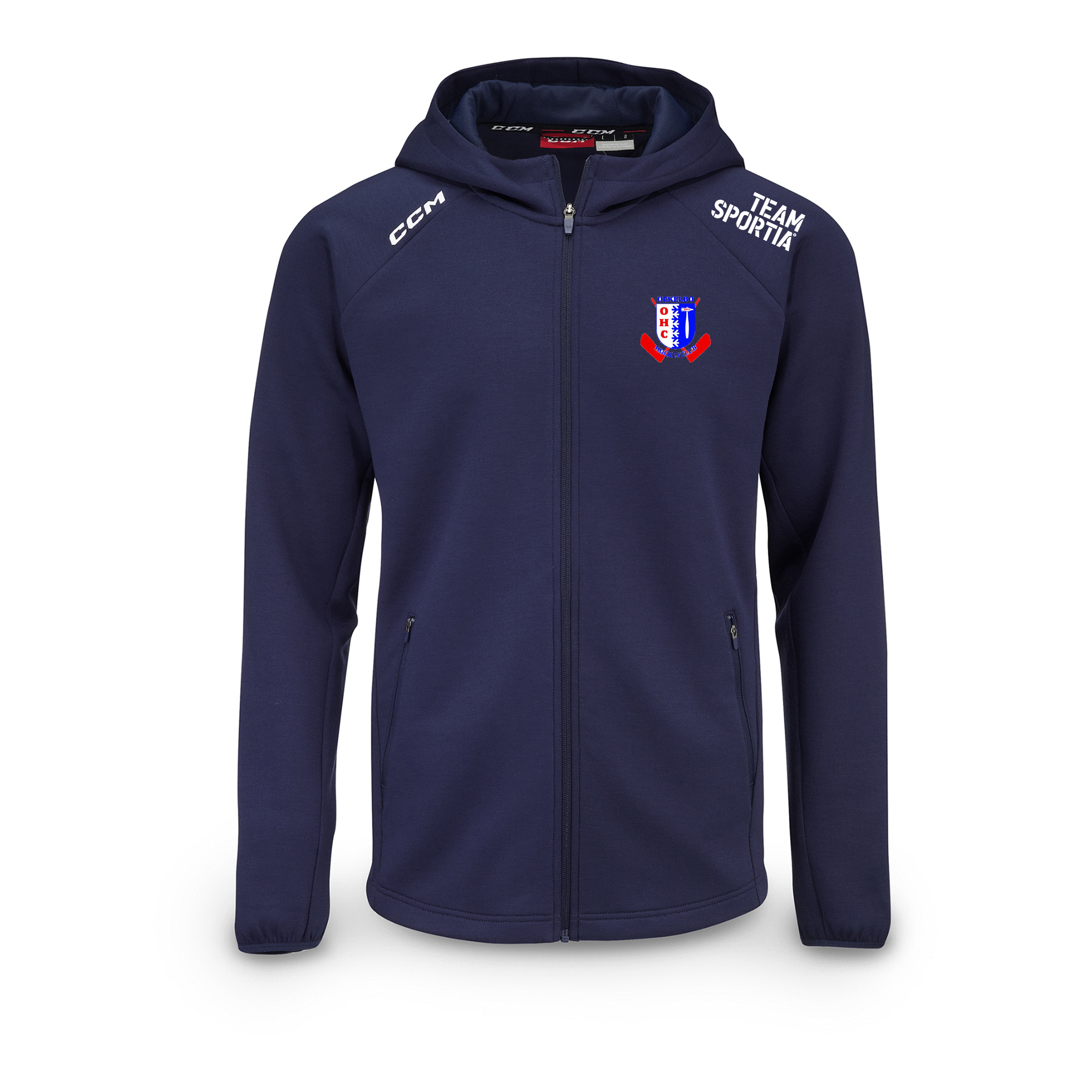 CCM Hoodie Zip Locker Room Sr (Ockelbo HC)