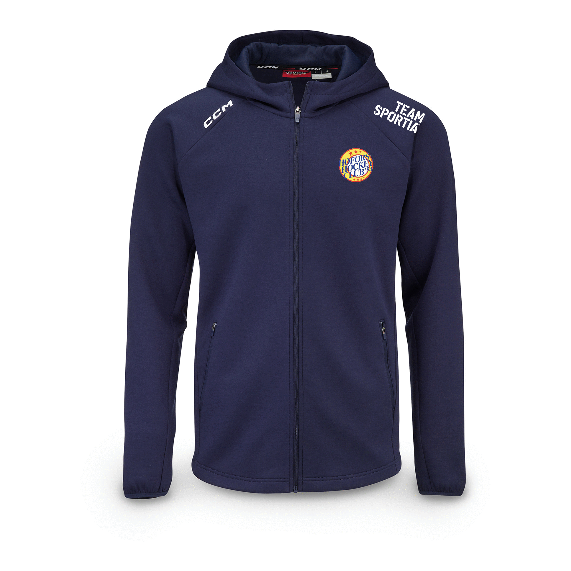 CCM Hoodie Zip Locker Room Jr (Hofors HC)