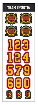 Hjälm klistermärken (SHK Hockey)