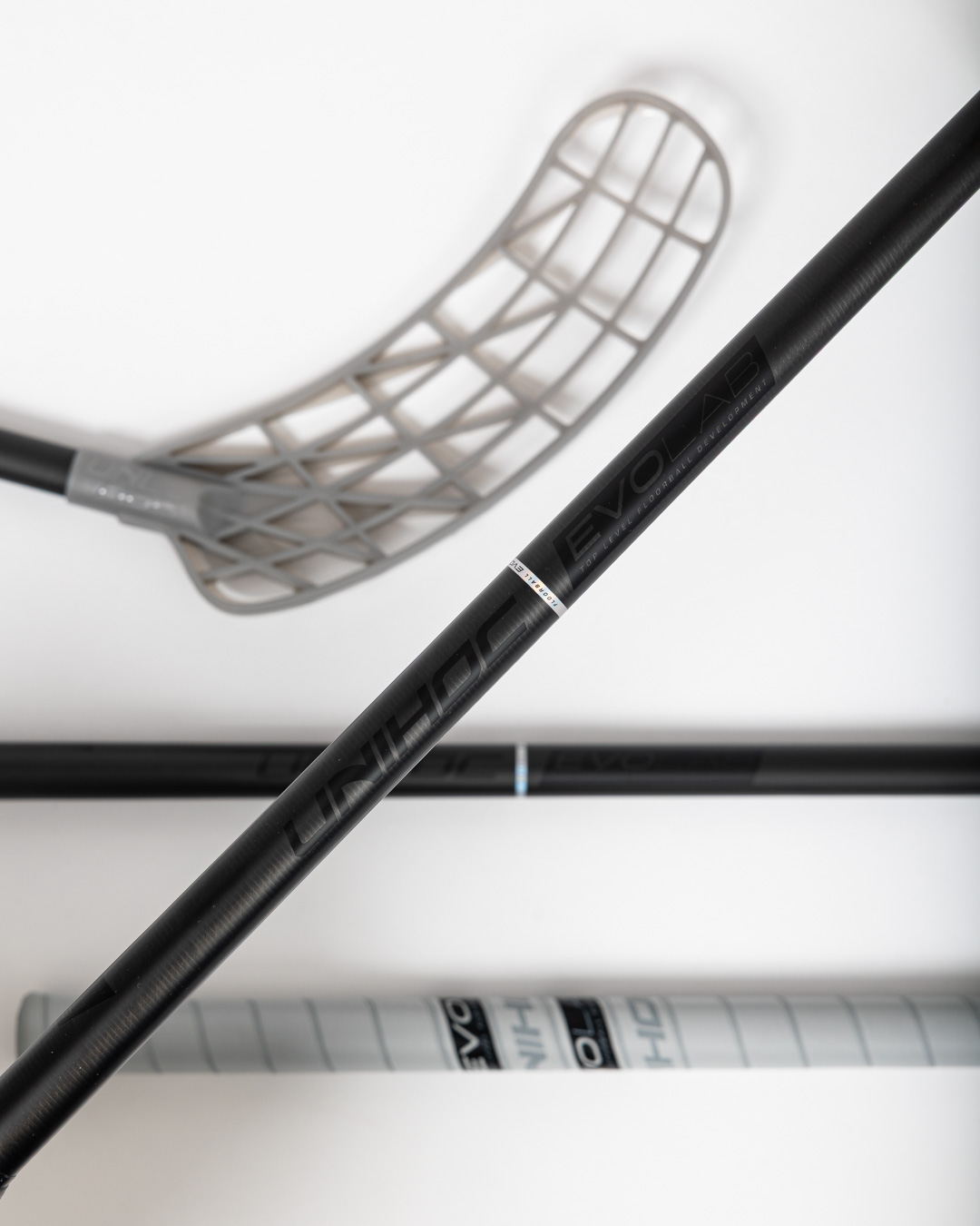 Unihoc Unilite EVOLAB FL 26 Ice Grey Innebandyklubba - 5