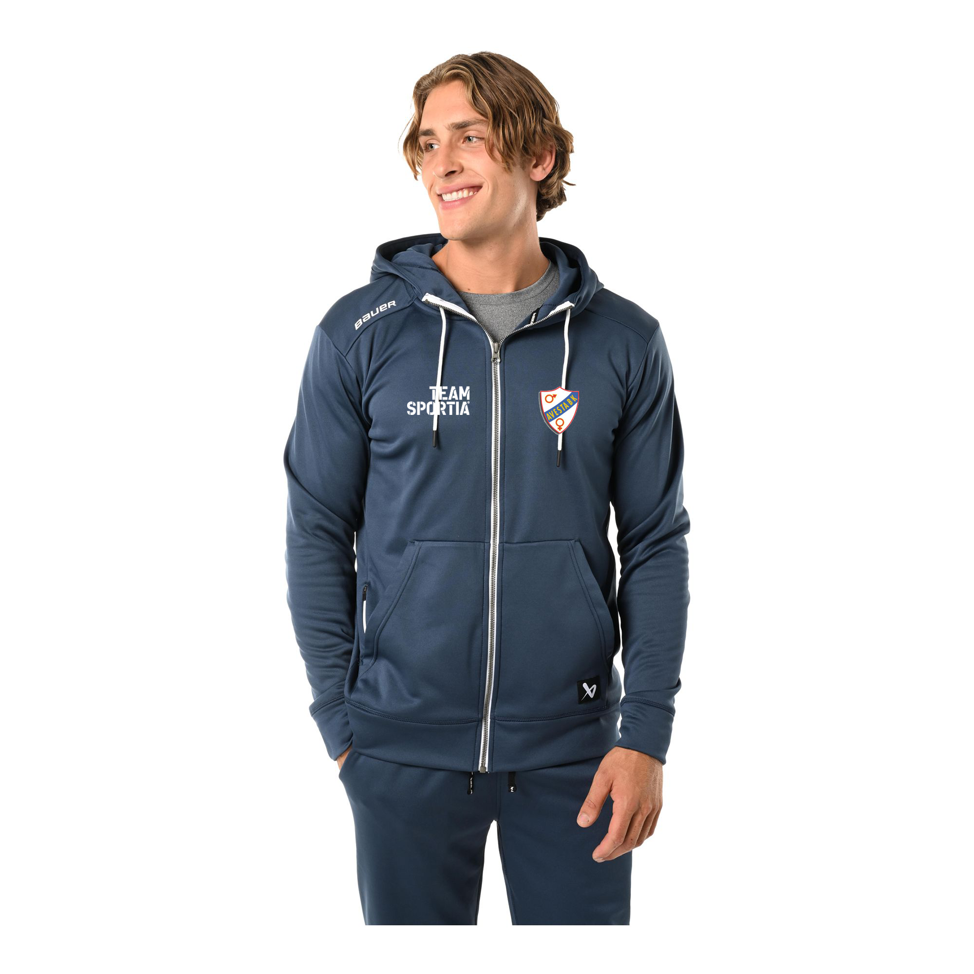 Bauer Ziptröja Team Fleece Sr (Avesta BK)