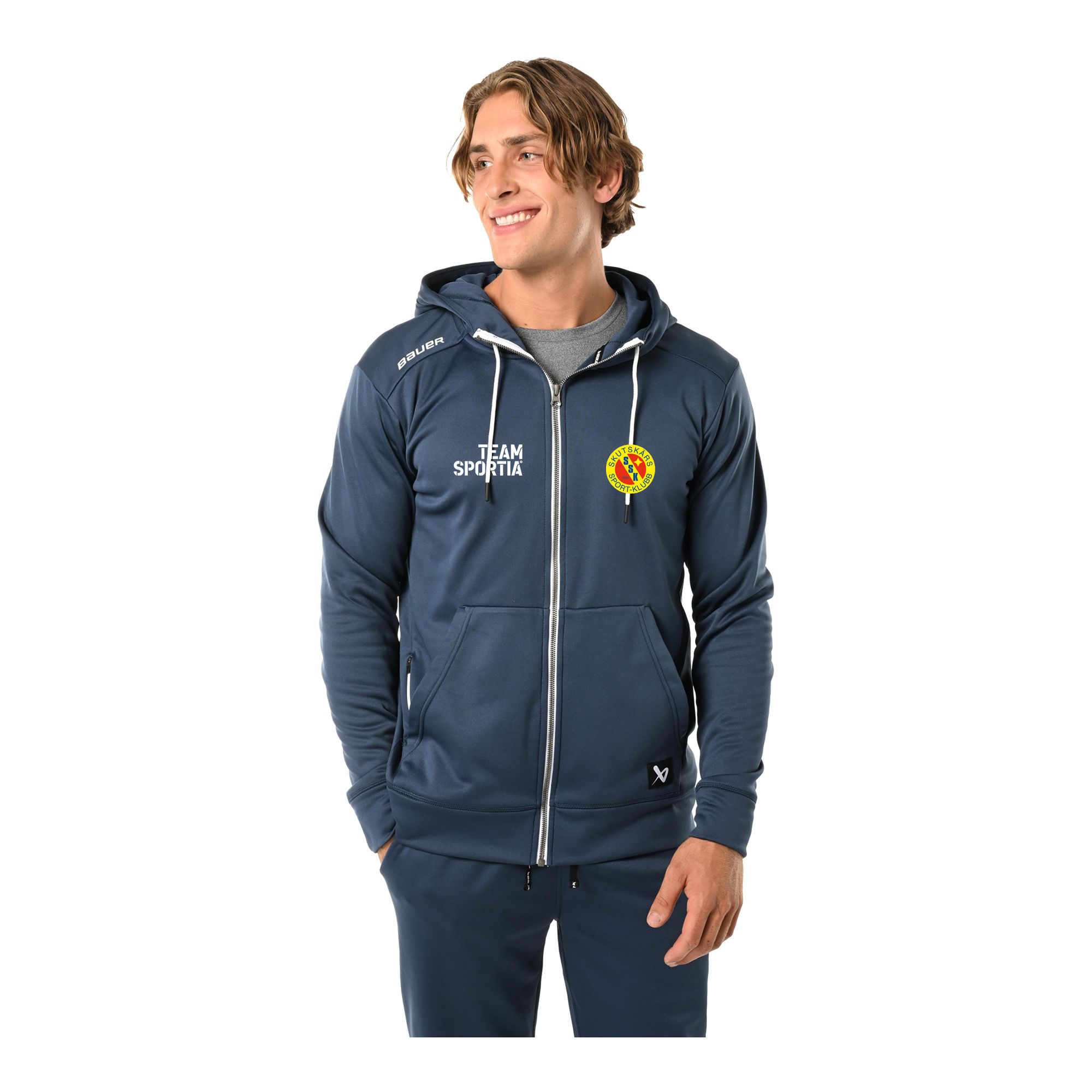 Bauer Ziptröja Team Fleece Sr (Skutskärs SK)