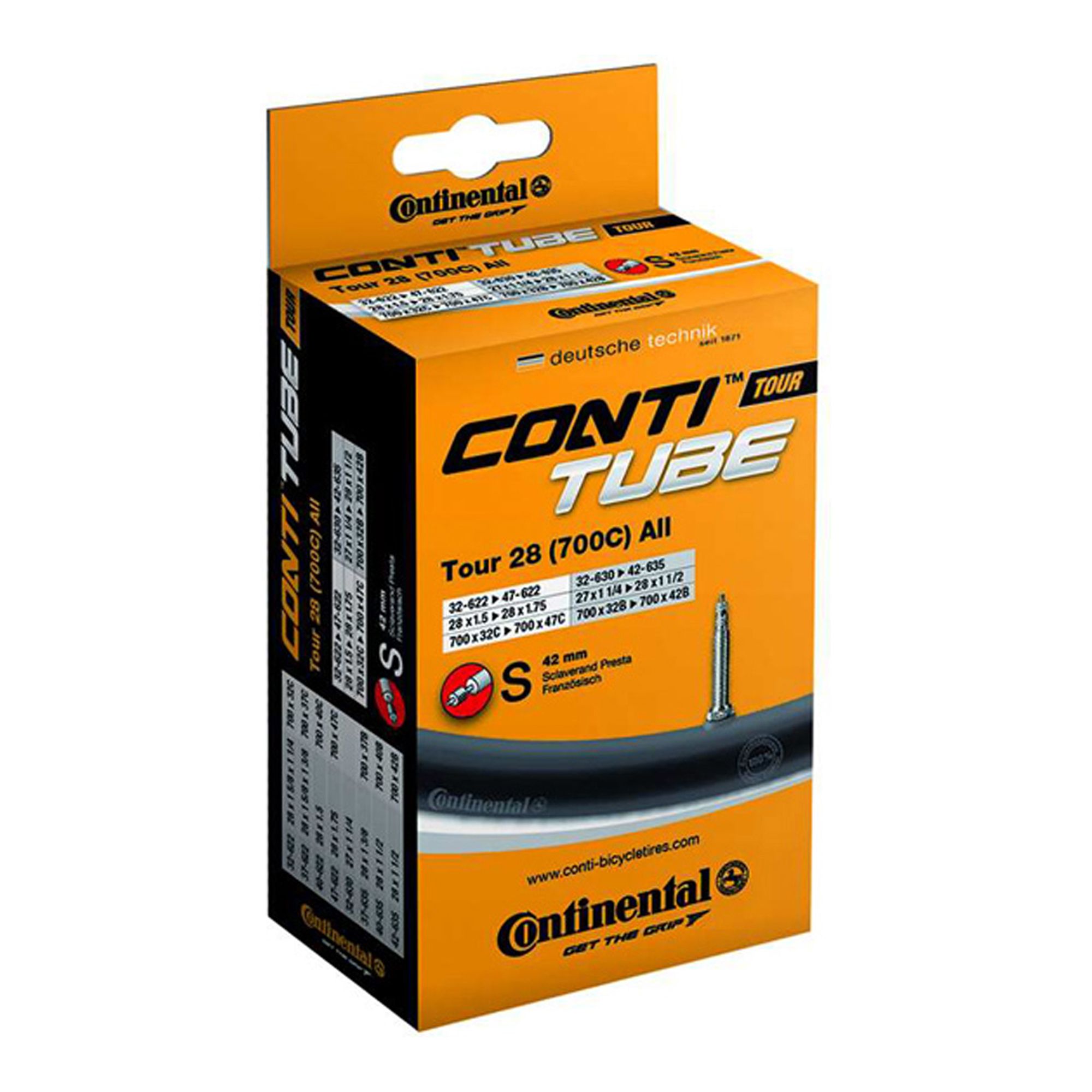 Continental Race Tube 28" S42 Cykelslang
