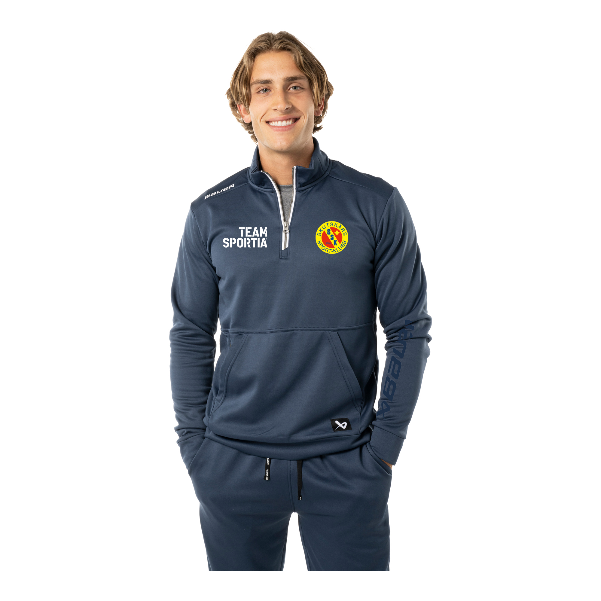 Bauer 1/2-Zip Team Fleece Jr (Skutskärs SK)