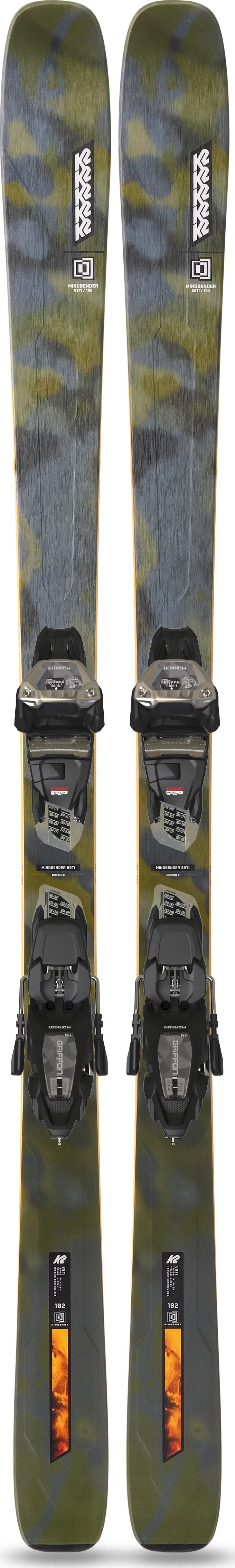 K2 Mindbender 89TI + Marker Griffon 13 ID Skidpaket