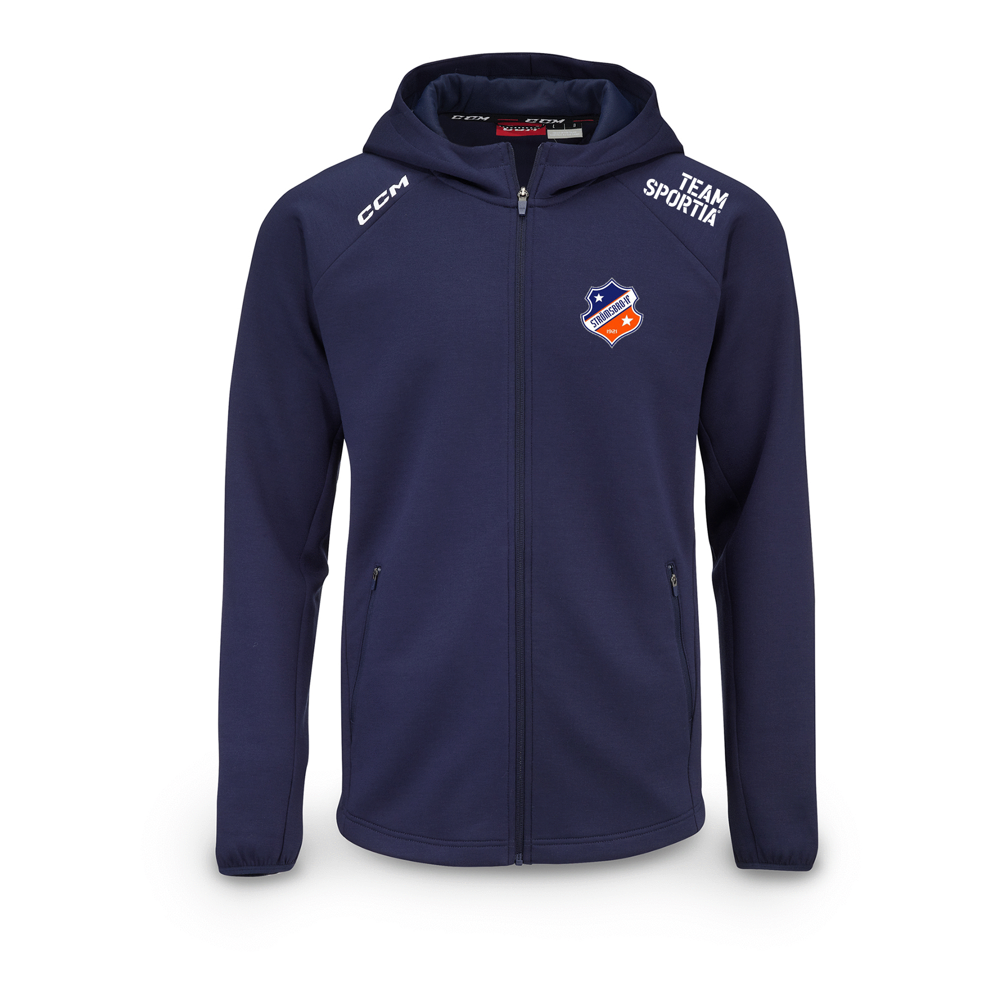 CCM Hoodie Zip Locker Room Sr (Strömsbro IF)