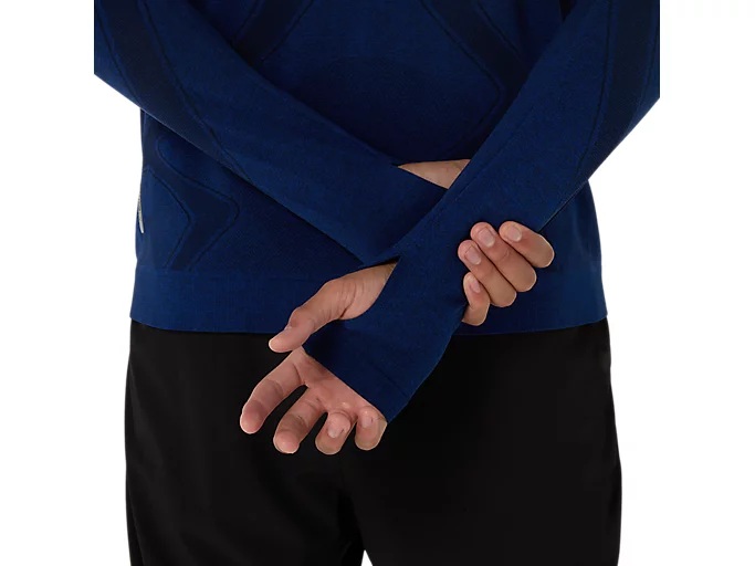 Asics Road Seamless LS Top Träningströja M  - 9