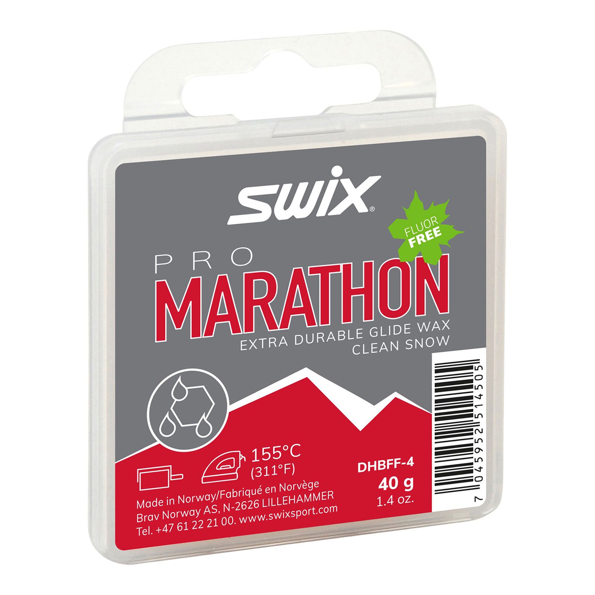Swix Marathon Black, 40g valla