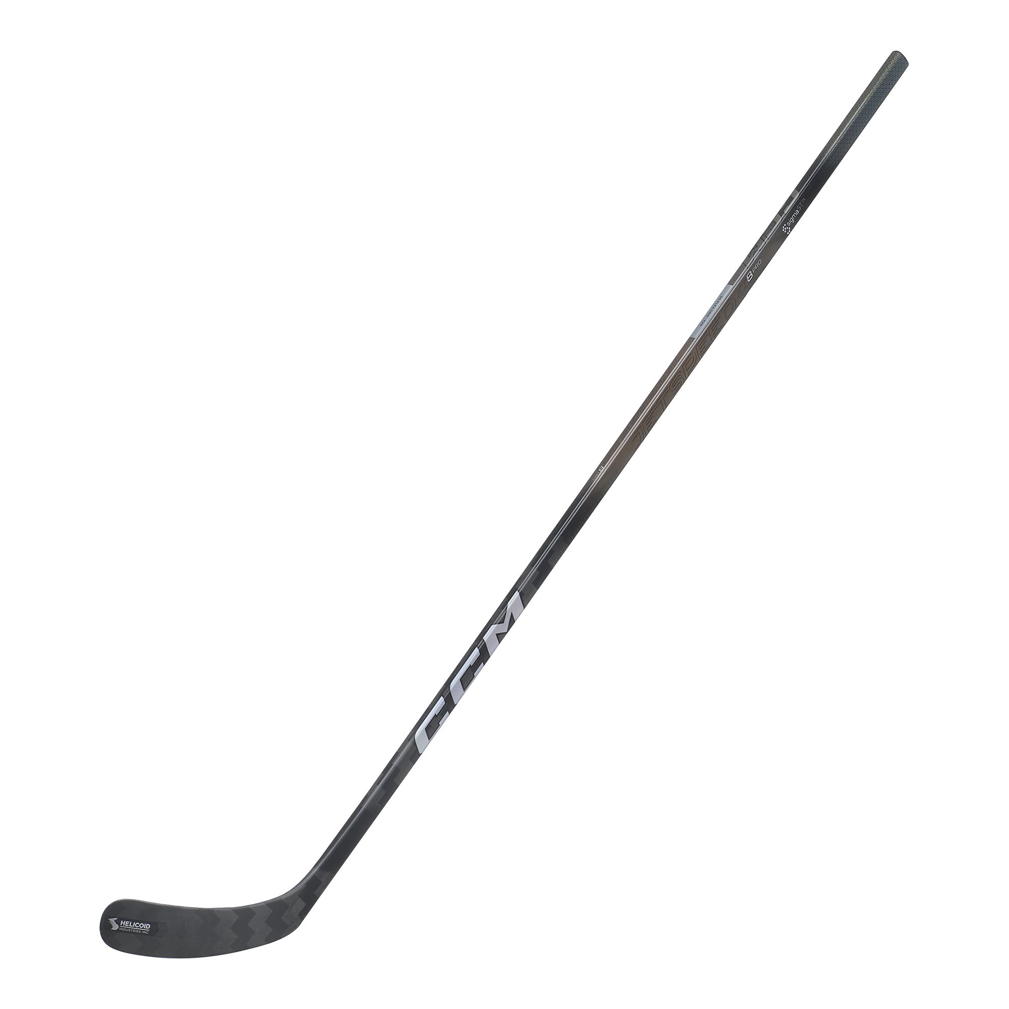 CCM Hockey Stick Jetspeed FT8 Pro Charcoal Hockeyklubba Int