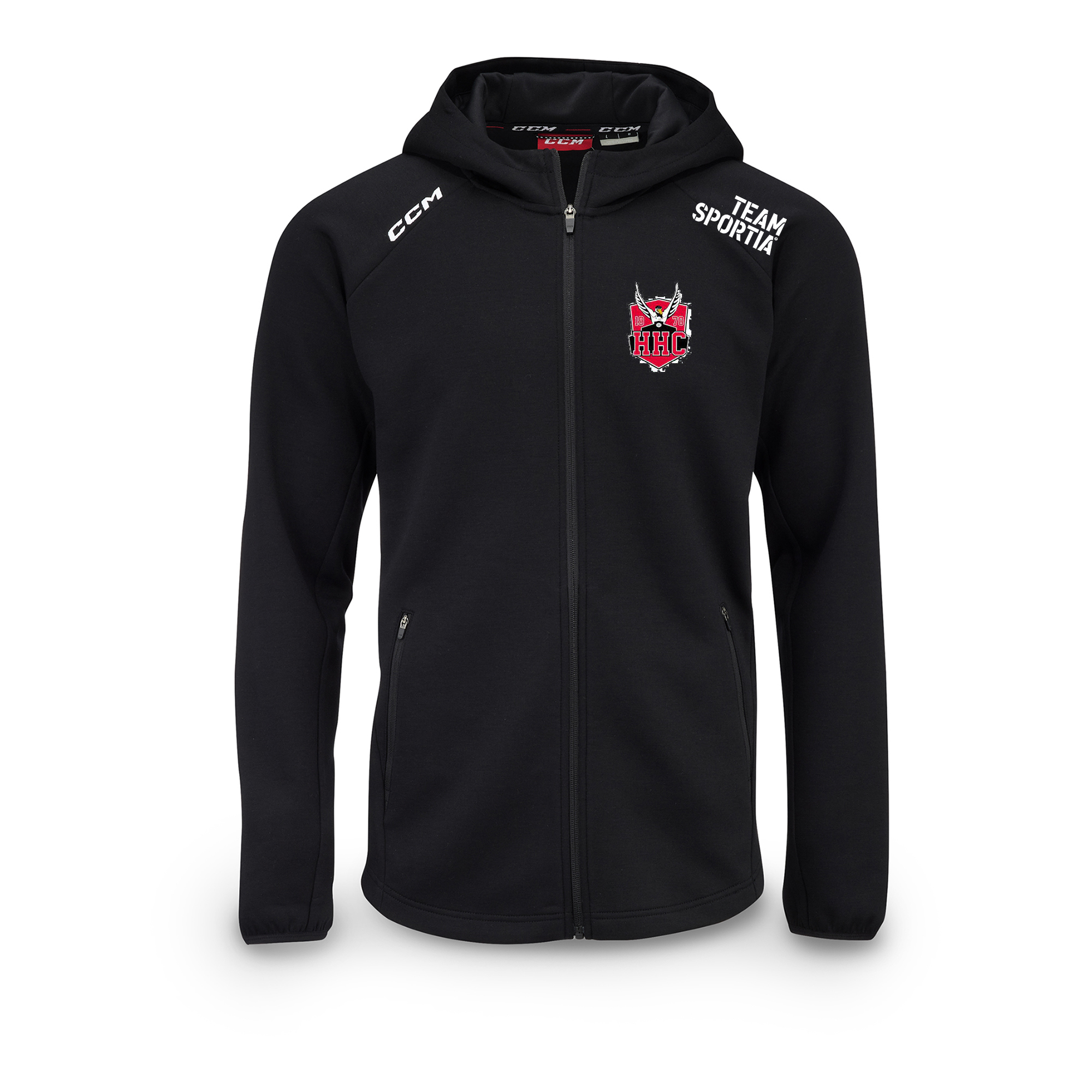 CCM Hoodie Zip Locker Room Sr (HHC)