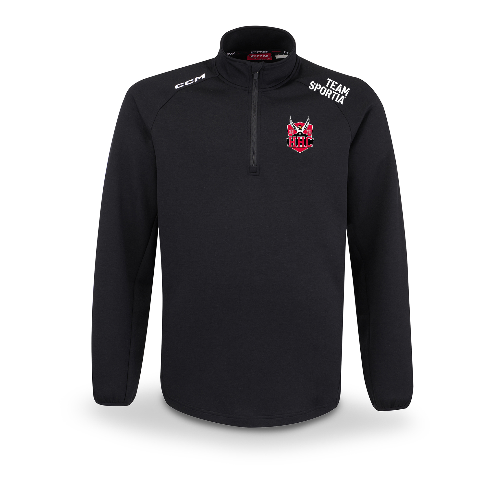 CCM Tröja 1/4-Zip Locker Room Jr (HHC)