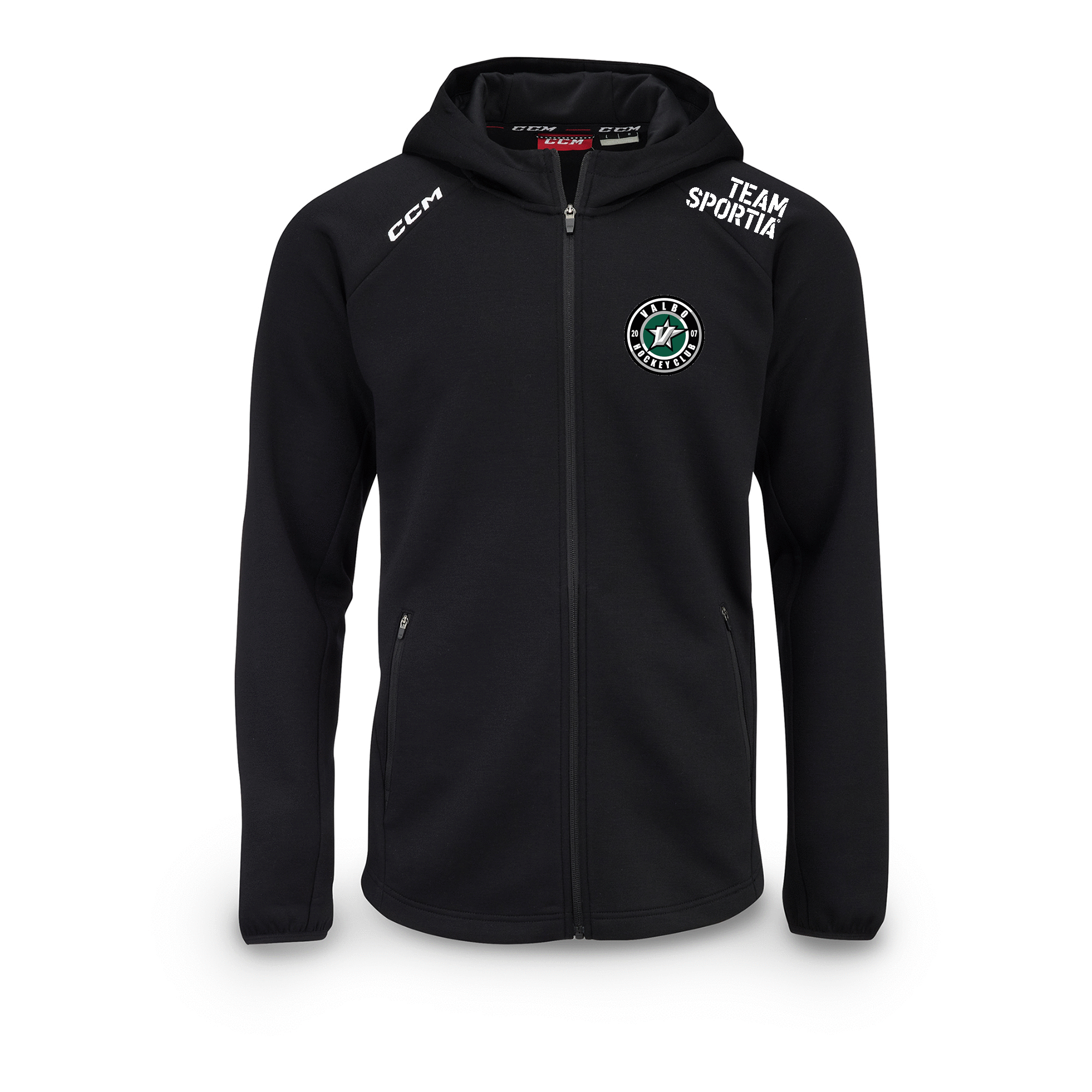 CCM Hoodie Zip Locker Room Jr (Valbo HC)
