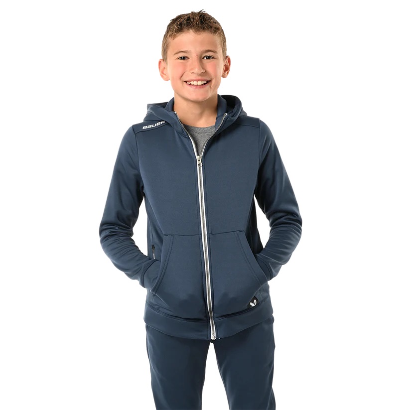 Bauer Ziptröja Team Fleece Jr - 2