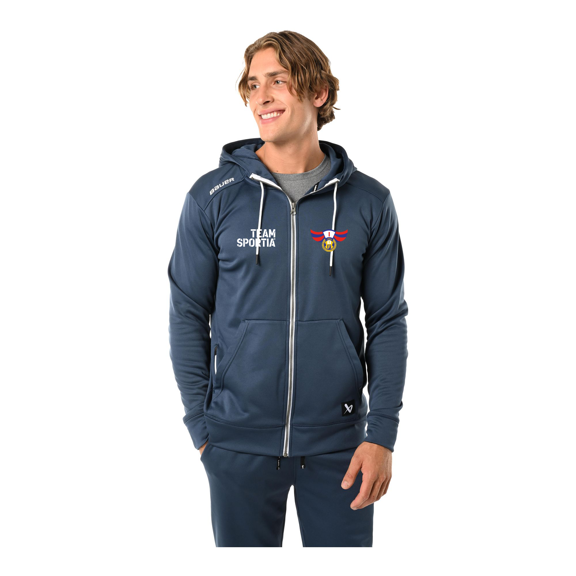 Bauer Ziptröja Team Fleece Jr (Hedesunda IF Hockey)