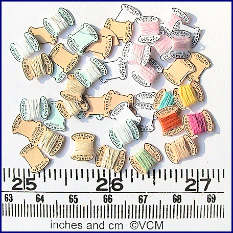 Make 48 mini thread cards- kit from Valerie Claire Miniatures