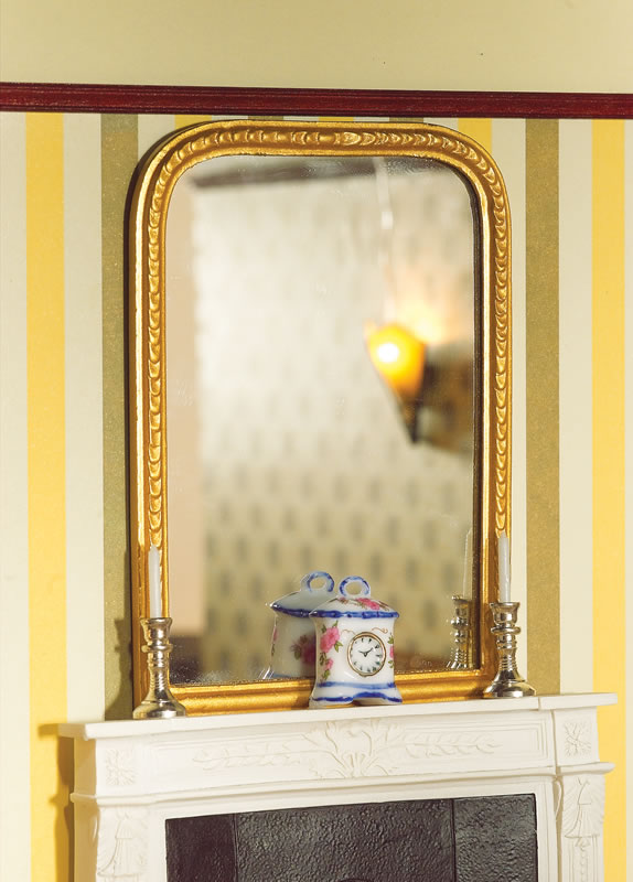 Large "gold" Mantel Mirror