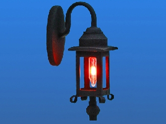 Coach wall lamp with core
