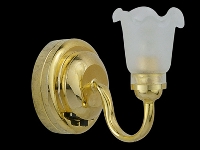 Vägglampa, blomma led