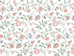 Tapet blommig papper