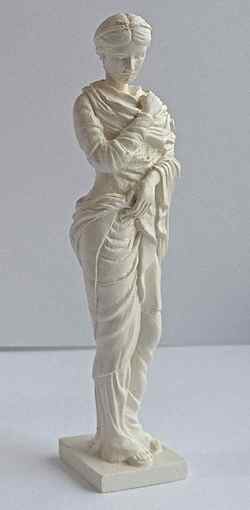 Winter, an elegant Roman style statue- hard casting plaster
