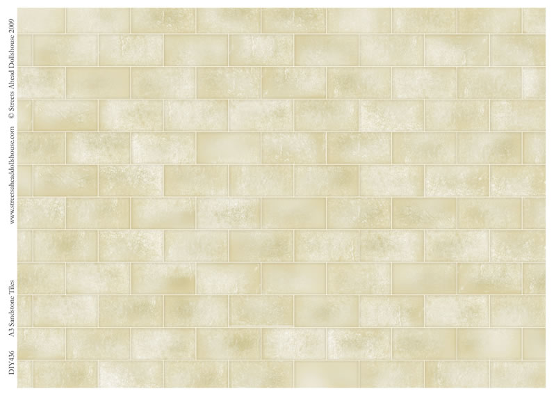 Ljus sten golv - A3 papper