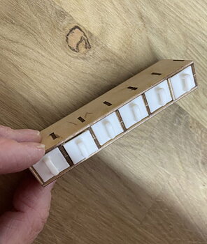 KITCHEN, DRAWER WITH WHITE 3D DRAWERS - from Nukkekoti Väinölä