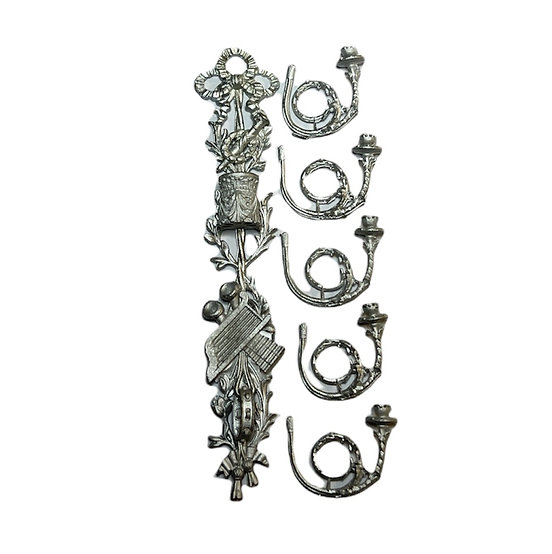 18th century HARP wall candelabra -  unpainted kit from Alison Davies - 4