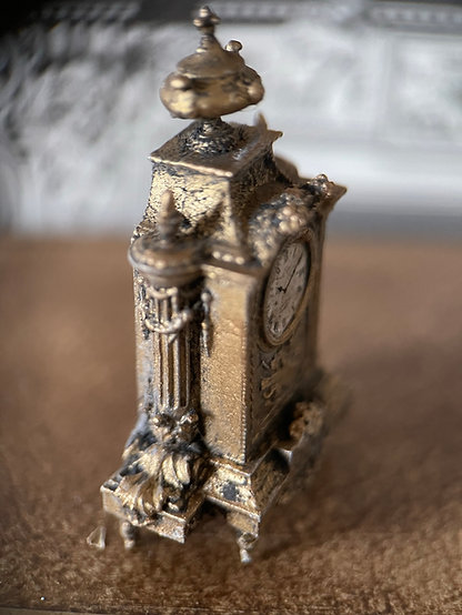 18th century mantle clock- unpainted kit in metal from Alison Davies - 3