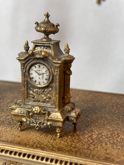18th century mantle clock- unpainted kit in metal from Alison Davies - 2