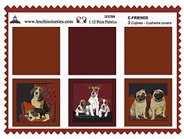 Friends-&nbsp;cushions kit from Les Chinoiseries