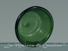 1 green glassbowl