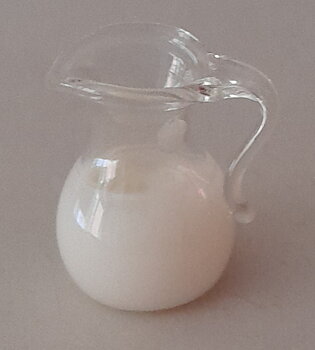 Jar with milk