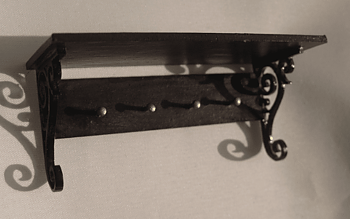 Coat rack- kit from Melissas Miniature