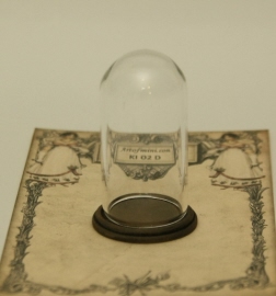 Glasdome  tall wooden base - Kit från Art of mini