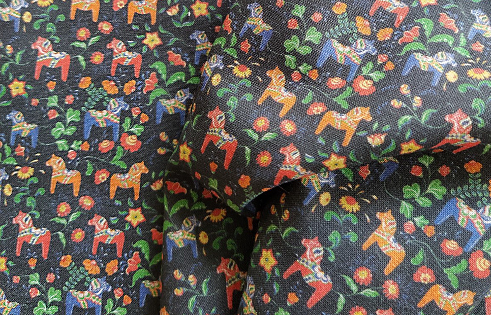 Dala color- fabric from Les Chinoiseries