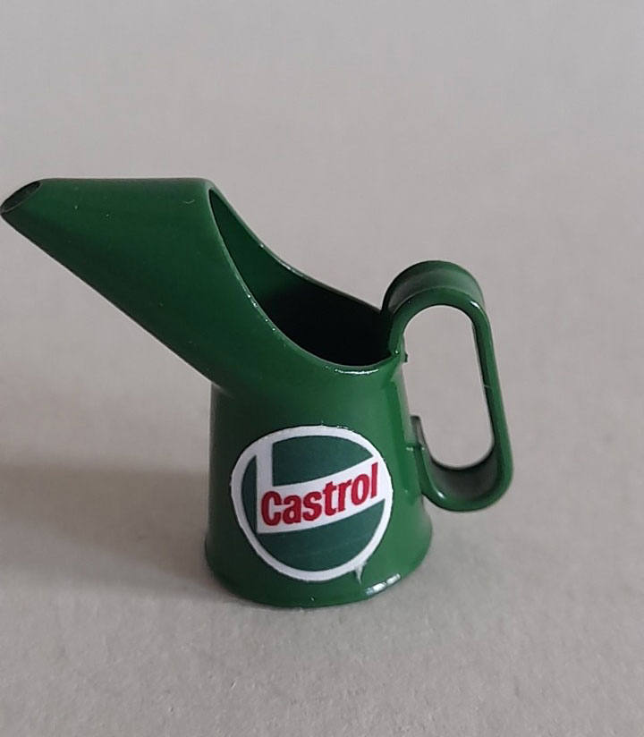 Oljekanna Castrol - handgjord i England