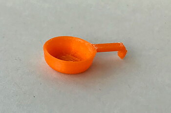 Orange skopa - från Nukkekoti Väinölä