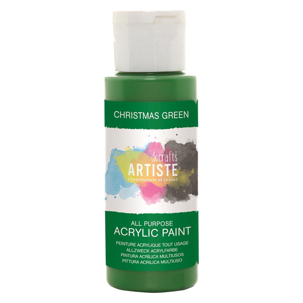 Atiste färg, 59 ml christmas green