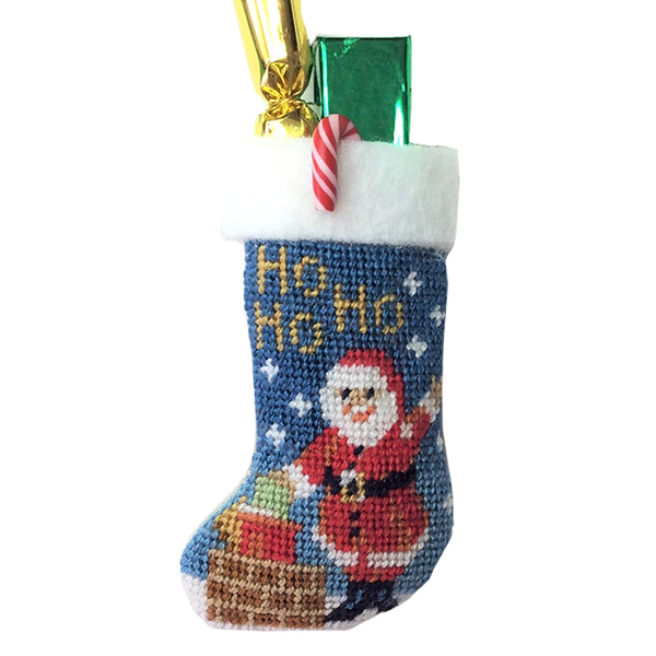 Broderikit julstrumpa: Tomte 3,81cm