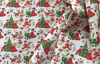 CHRISTMAS DAY- tyg från Les Chinoiseries