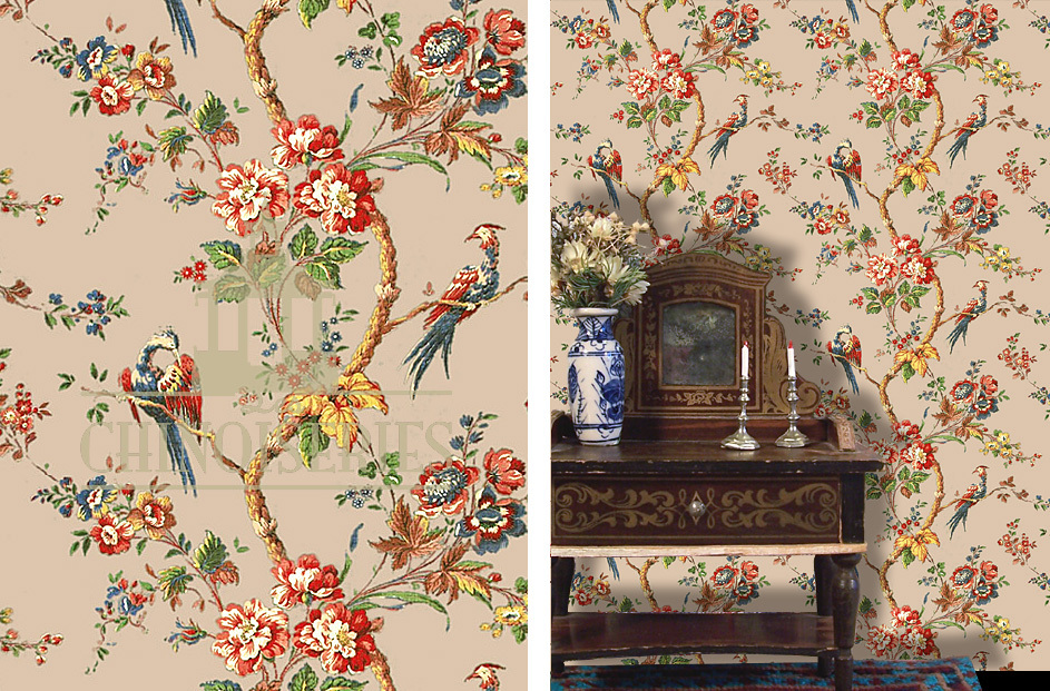 FENIX GARDEN - wallpaper from Les Chinoiseries