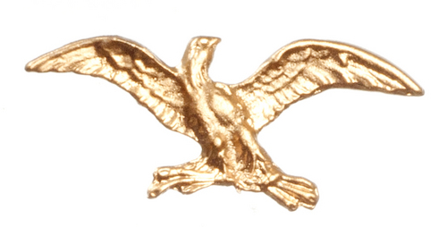 Metall örn, för dekoration, guld
