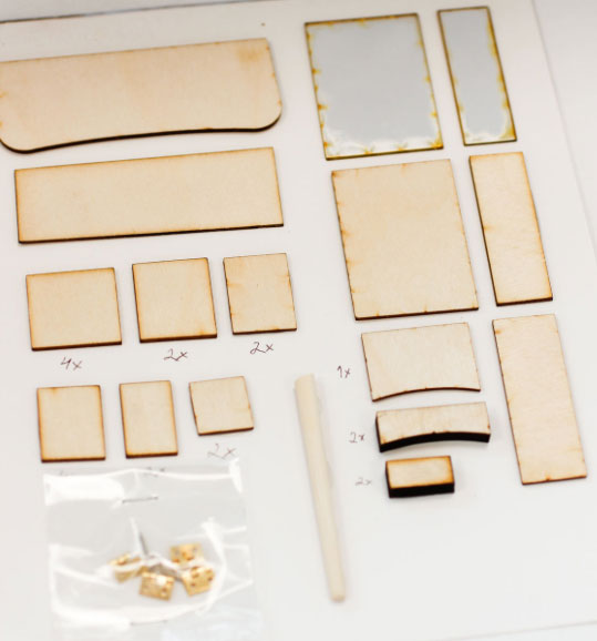 dressingtable - kit from Nukkekoti Väinölä - 2