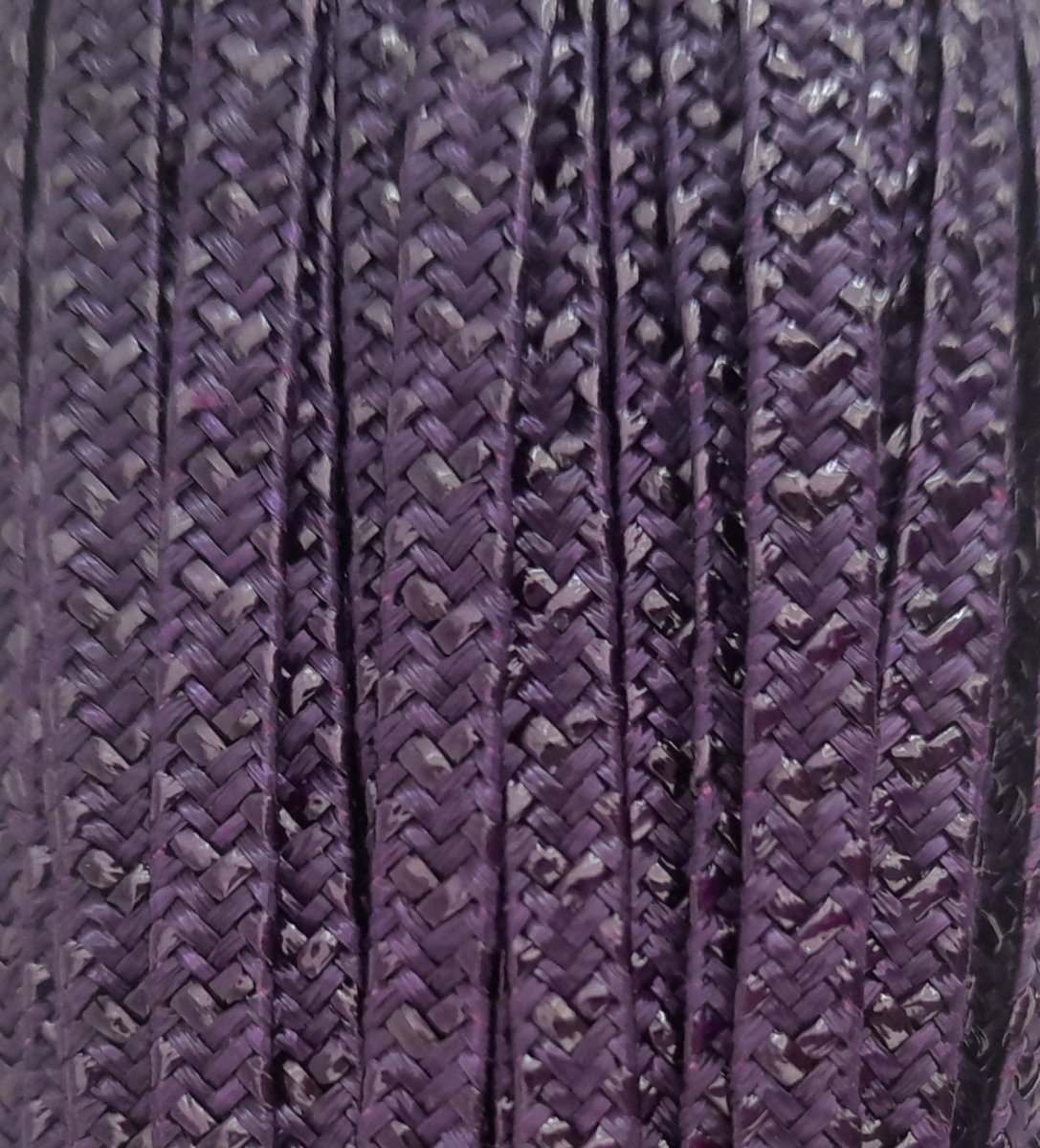 Hat straw material in Purple - 2 m