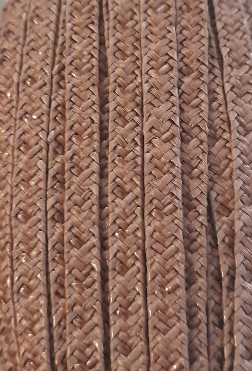 Hat straw material in brown - 2 m